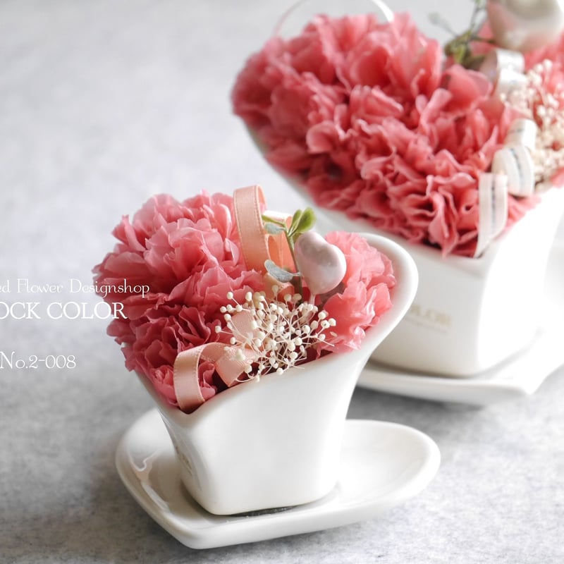 マカロンとお花のリメ缶アレンジ♡ハンドメイド雑貨 プリザーブド