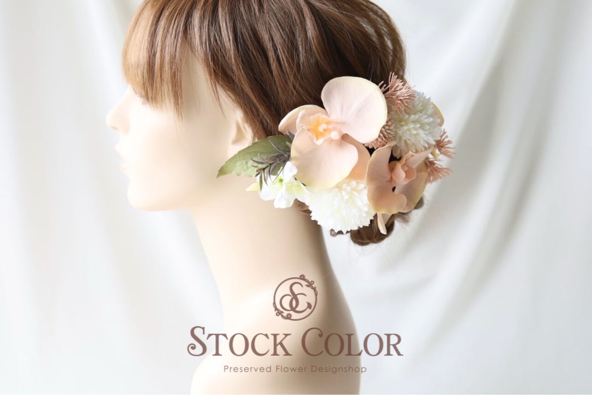 ヘアアクセサリー 髪飾り 花 ヘッドドレス 3点セット