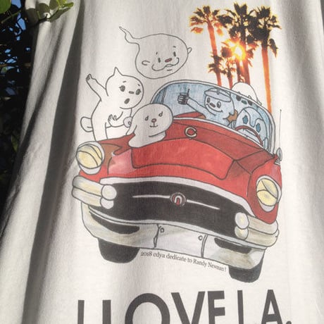 CD屋Tシャツ 『I LOVE L.A.』