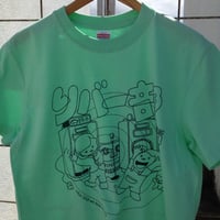 CD屋Tシャツ 『リバー部（メロンxブルー）』