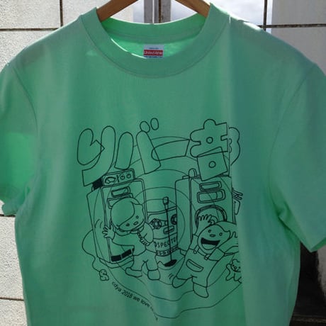 CD屋Tシャツ 『リバー部（メロンxブルー）』