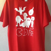 cちゃんズ大集合Tシャツ（赤）