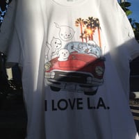 CD屋Tシャツ 『I LOVE L.A.』
