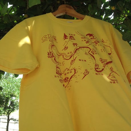 CD屋周辺マップＴシャツ