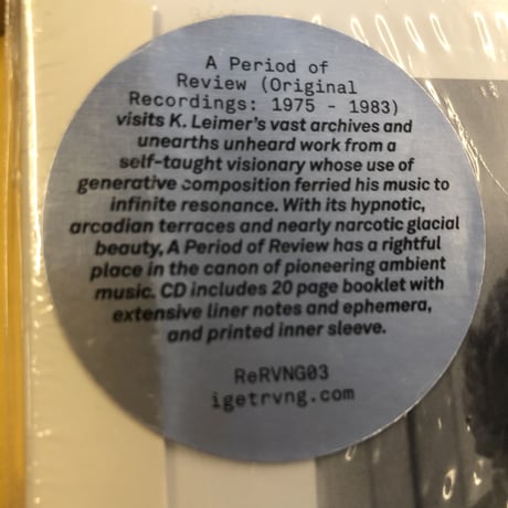 K. Leimer 『A Period of Review』