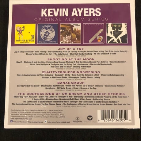 『KEVIN AYERS』 ORIGINAL ALBUM SERIES [5CD-SET]