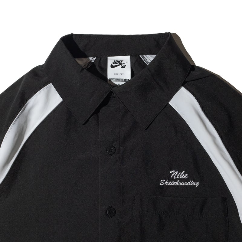 海外モデル NIKE SB DRI-FIT ボウリング 半袖シャツ Nike SB Dri-FIT Woven Short-Sleeve Bowler Shirt. Nike.com