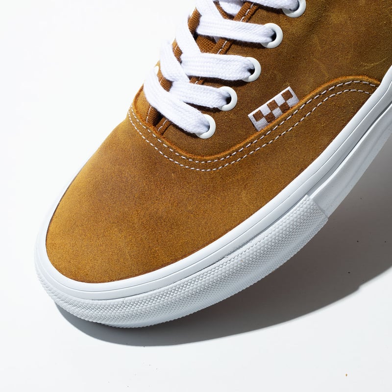 VANS SKATE AUTHENTIC LEATHER GOLDEN BROWN Hi