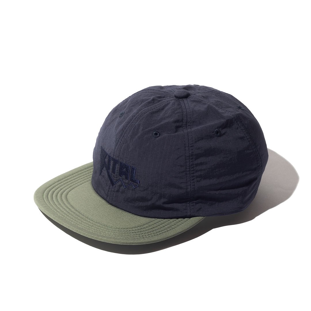 garbage SOFT BRIM 6 PANEL CAP (VITAL) NAVY | Hi