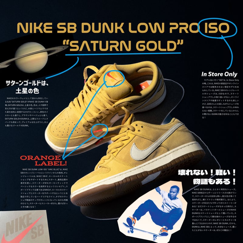 スケートボード Nike Dunk Low Pro ISO 8月21日(月)発売 Nike SB Dunk Low Pro ISO 限られたスケート