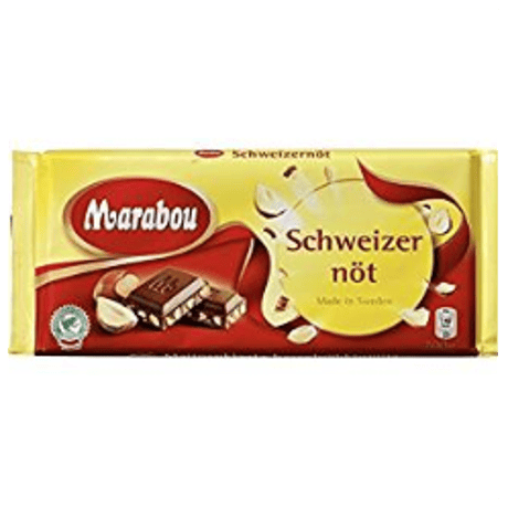 Marabou マラボウ シュバイツァーナッツ ミルクチョコレート 200g