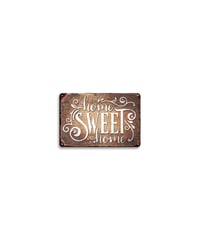 ブリキ看板 Home Sweet Home レトロ 壁飾り インテリア アンティーク風