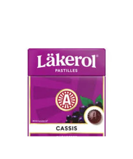 L_kerol カシス味キャンディ 1箱×25g スウェーデンのお菓子です