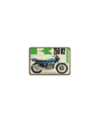 カワサキ 750 H2 バイク ブリキ看板 レトロ ガレージ インテリア