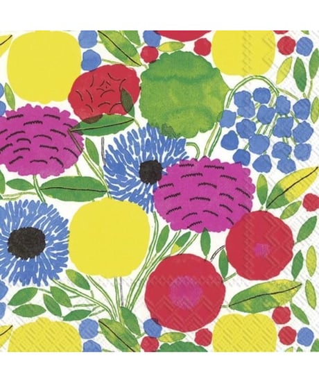 Marimekko ペーパーナプキン フラワー 33cm×33cm