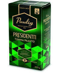 PAULIG PRESIDENTTI パウリグ プレジデント コーヒー ダーク ロースト味　 500g 8袋(4kg) PAULIG - Presidentti Dark