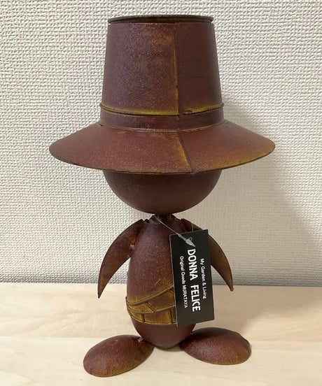 ブリキ リーフエルフ プランター 17×15×30cm
