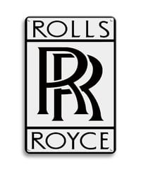 ロールスロイス Rolls Royce ブリキ看板 レトロ アンティーク インテリア ビンテージ ガレージ 壁飾り 雑貨
