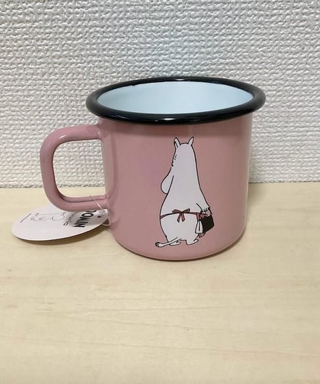 Muurla ムーミンママ ホーローマグカップ ピンク 3,7dL(370ml)