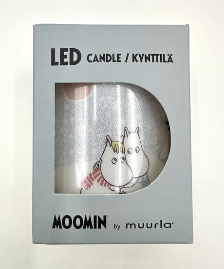 Muurla ムーミン LEDキャンドル 雪あかり 10cm