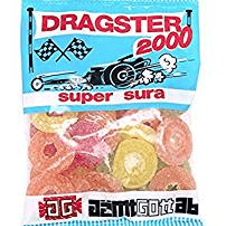 50g x 3袋 Dragster ドラッグスター 2000 フルーツ サワー 味 タイヤ型 ハードグミ