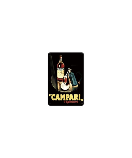 CAMpari カンパリ ブリキ看板 レトロ 酒 バー アメリカン インテリア