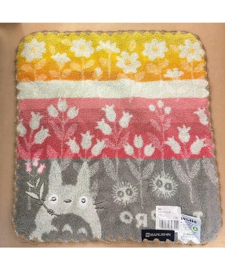 トトロ 野花 タオルハンカチ 35×34cm