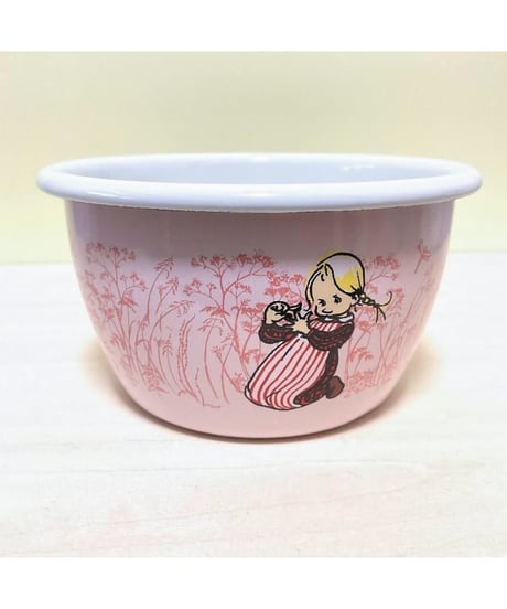 Muurla ホーロー ボウル ピンク 3dL (300mL)