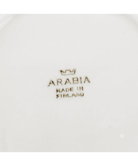 ARABIA Kesakukka ヴィンテージ プレート 約20cm 金彩