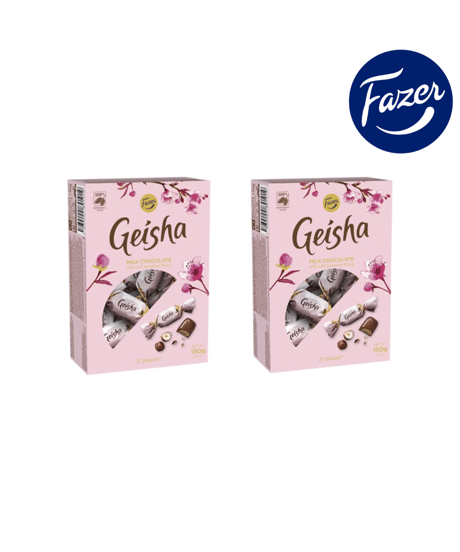 Fazer ゲイシャ ミルクチョコレート（ナッツ入り）150g× 2個セット