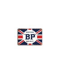 ブリキ看板 レトロ ユニオンジャック BP MOTOR SPIRIT 英国風 ガレージ 壁飾り