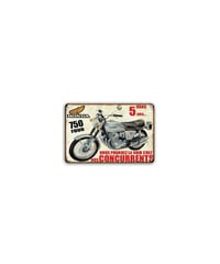 ホンダ CB750 FOUR バイク ブリキ看板 レトロ ヴィンテージ風 壁飾り