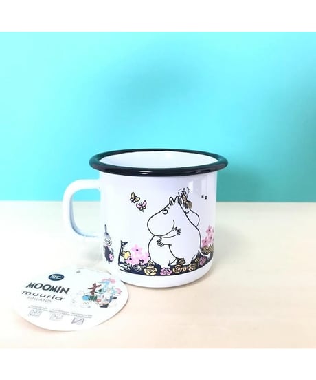 Muurla ムーミン 花畑 ホーローマグカップ 2.5dL (250mL)