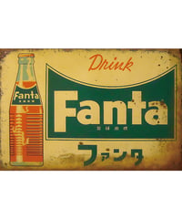 ファンタ 看板 ブリキ レトロ ポスター ドリンク 雑貨