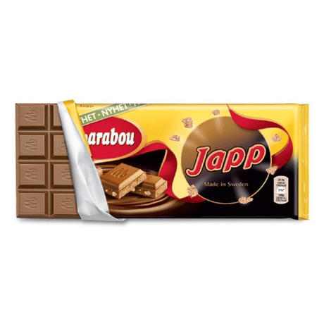 Marabou マラボウ JAPP ヤップ 板チョコレート 185g