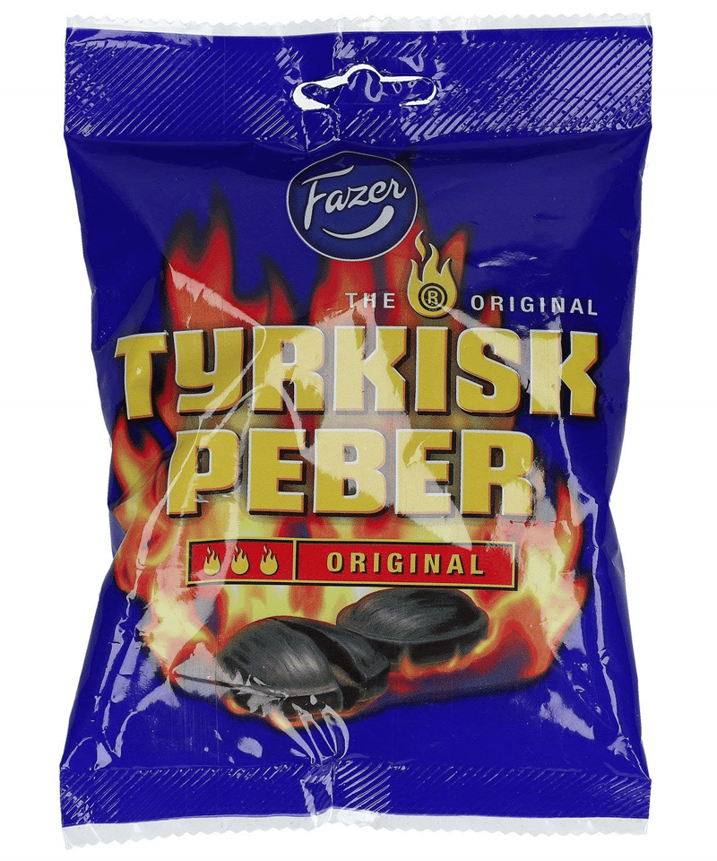 Tyrkisk Peber original Hottest 150g サルミアッキ キャンデ...