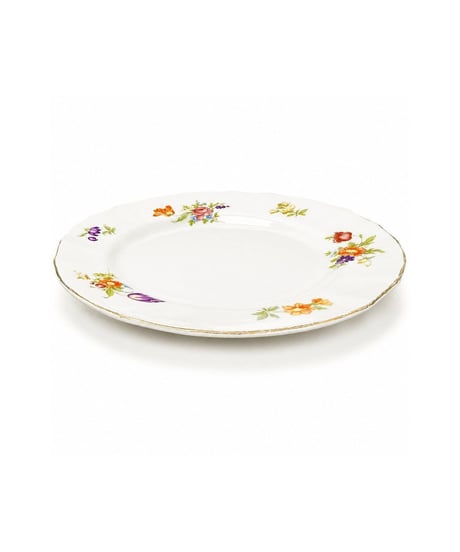 ARABIA ヴィンテージ 花柄 プレート 約19.5cm 金彩 フィンランド 1940年代
