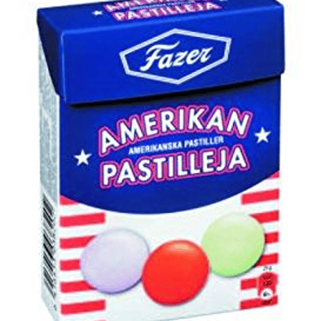 Fazer アメリカン パスティリ チョコレート 50g×４箱セット