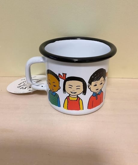 Muurla 長くつ下のピッピ ホーローマグカップ 2.5dL(250mL)