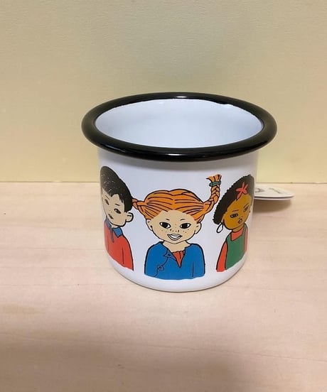 Muurla 長くつ下のピッピ ホーローマグカップ 2.5dL(250mL)