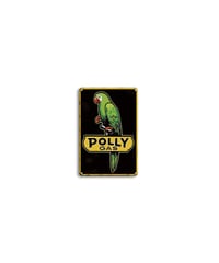 ブリキ看板 レトロ オウム POLLY GAS アメリカン ガレージ 壁飾り