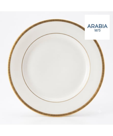 ARABIA ヴィンテージ プレート 金彩 23cm フィンランド