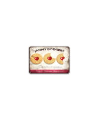ブリキ看板 JAMMY DODGERS ジャミードジャース イギリス ビスケット お菓子 壁飾り
