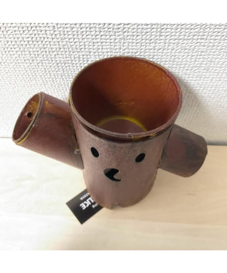 ブリキ ウッド プランター ダブル 19×9×15cm
