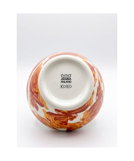 ARABIA KoKo Roses ボウル 250ml オレンジ 北欧 フィンランド