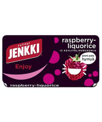 Cloetta Jenkki クロエッタ イェンキ ラズベリー リコリス味 ガム 4箱