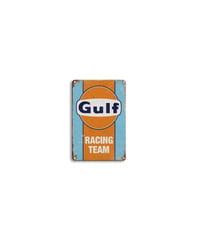 Gulf ブリキ看板 レトロ レーシング ガレージ アメリカン 壁飾り