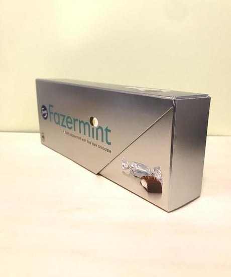 Fazer ファッツェルミント チョコレート 1箱×270g