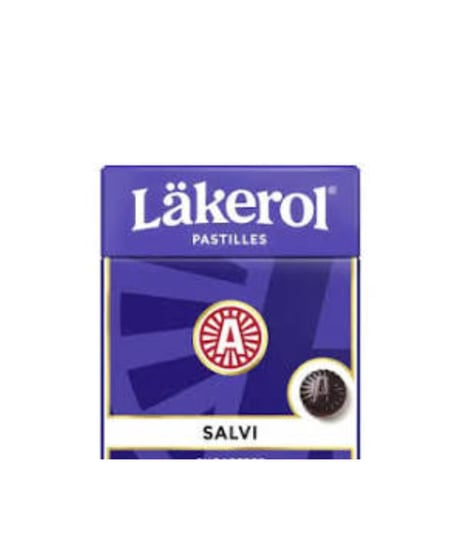 L_kerol SALVI キャンディ 1箱×25g スウェーデンのお菓子です