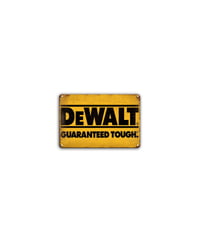 DEWALT デウォルト ブリキ看板 工具 ガレージ アメリカン レトロ 壁飾り